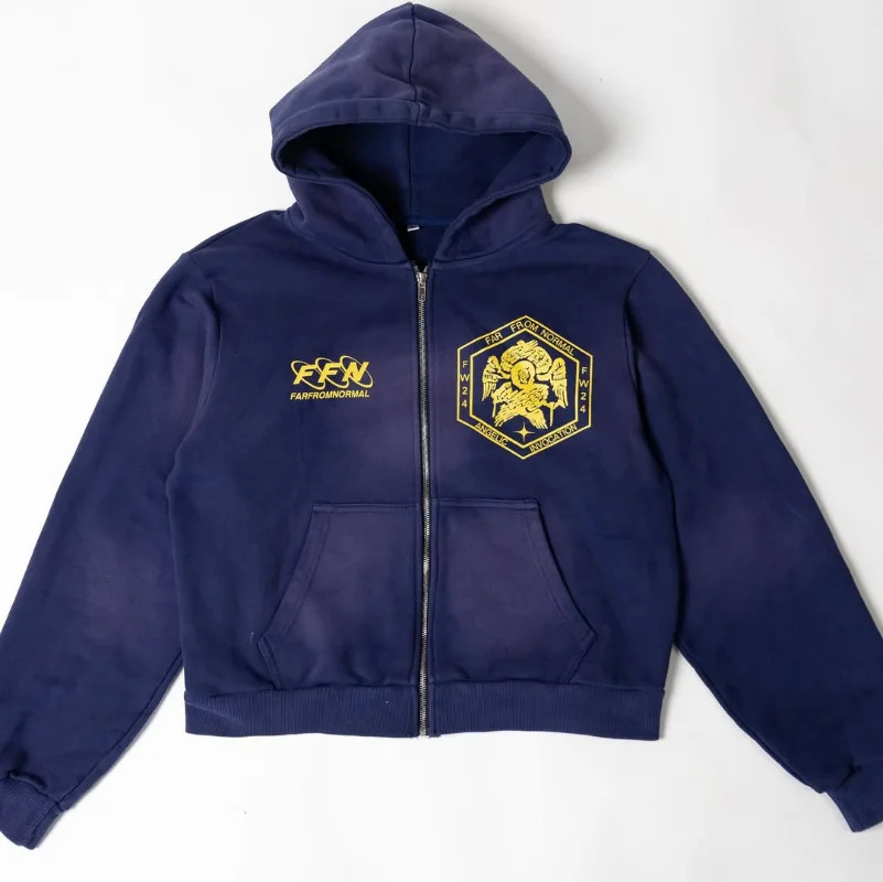 Europe and the United States fashion trend men suit Y2K punk hip hop n hoodie goth Harajuku casual loose sports suit 250715