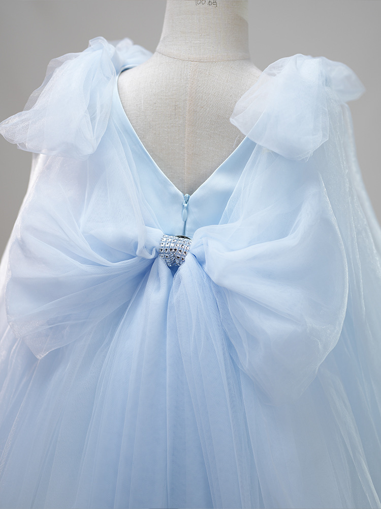 Customized Cute Colorful Flower Girl Dresses for Wedding 3D Butterfly Floral Girls Pageant Birthday Gown First Communion Dress Z250214