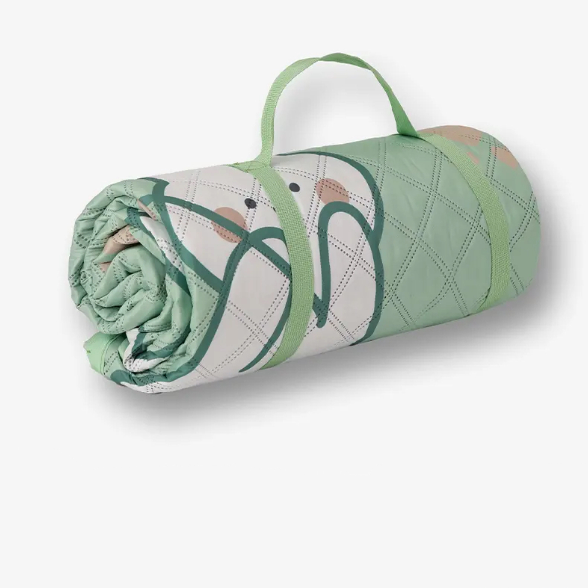 Camping picnic mat outdoor supplies portable thick more durable waterproof oxford cloth fun ground mat Green Rabbit