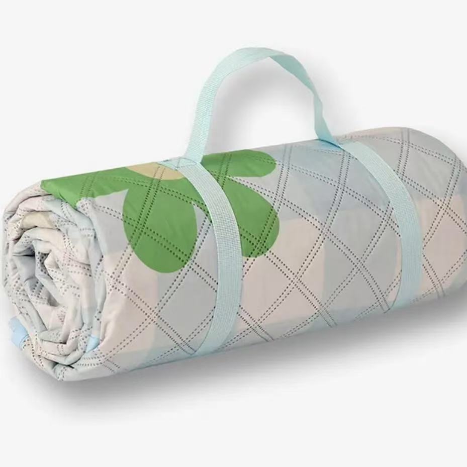 Camping picnic mat outdoor supplies portable thick more durable waterproof oxford cloth fun ground mat Good friend dog