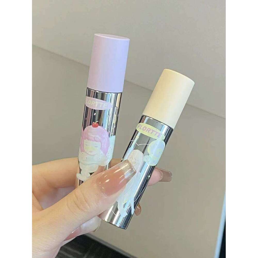 Flortte Girls' Dormitory Milk Cake Lip Cream Mist Face Matte Pink Non stick Cup Long Lasting Red Lipstick Affordable Goods X250702
