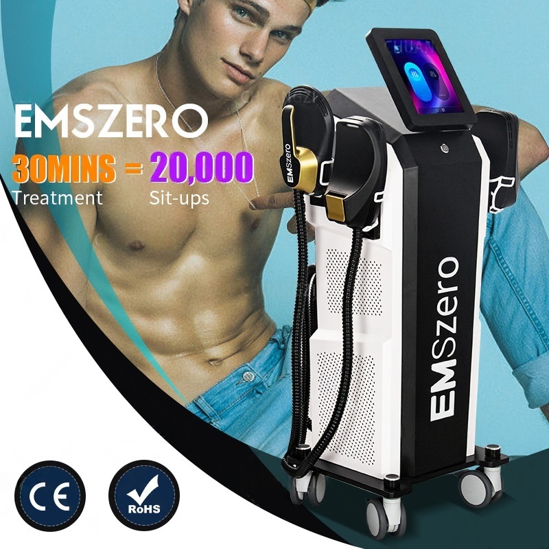 Upscale EMSzero 6500W 15 Tesla RF EMSZERO Body Sculpt Machine Fat Body Slimming Technology Muscle Stimulation Sculpting