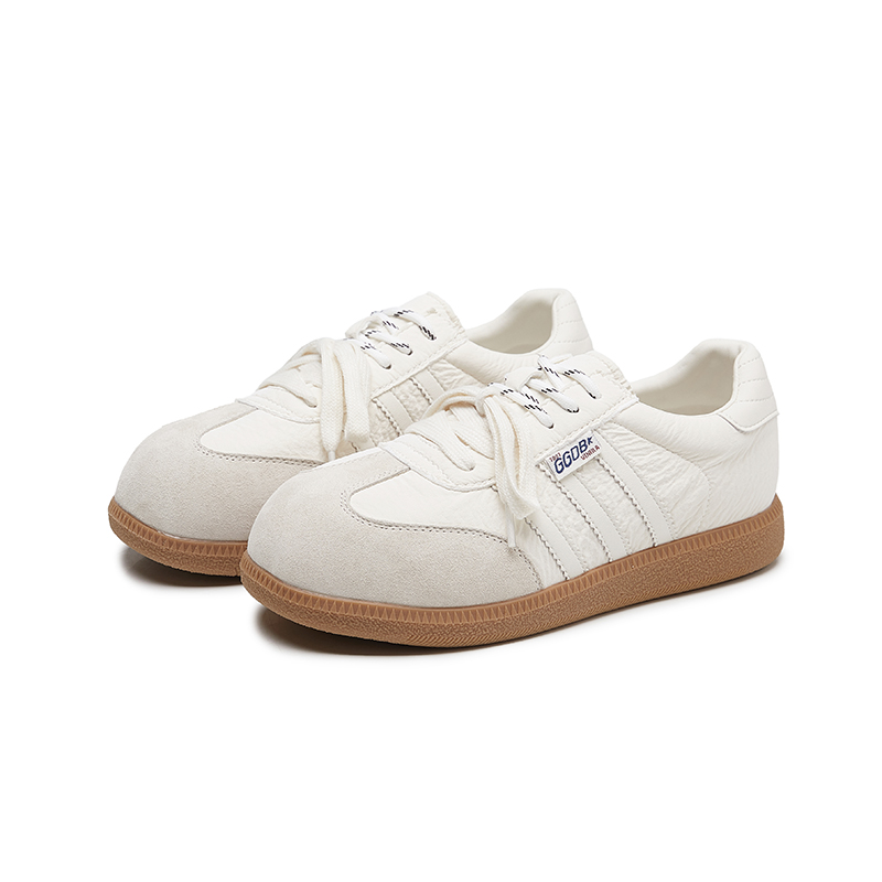 Retro German Training Shoes Women's Summer Breathable Women's Shoes Versatile White Shoes Casual Board Shoes Soft soled Sports Shoes