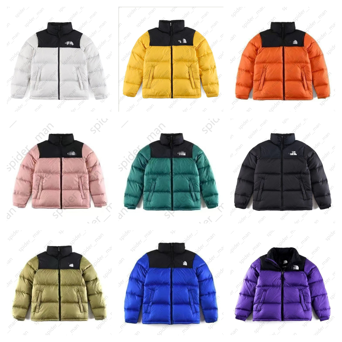 High-End 1996 Puffer Jacket for Men and Women Thickened Winter Warm Cotton Coat with Embroidered Logo, Fashhion Style Couple Outerwear, Wholesale, M-2XL Sizes Available
