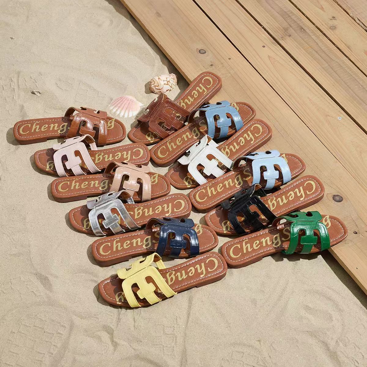 Designer sandals coach slippers bath leisure walking comfortable slide soft cotton slippers fashion Beach slippers luxu sandale