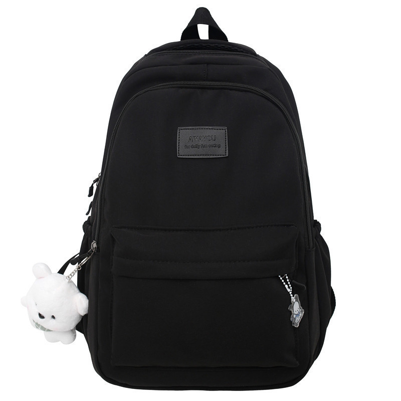Simple Large Capacity Knapsacks For Women Waterproof Nylon Durable Lightweight Schoolbags Fashion Versatile Travel Bags 240813