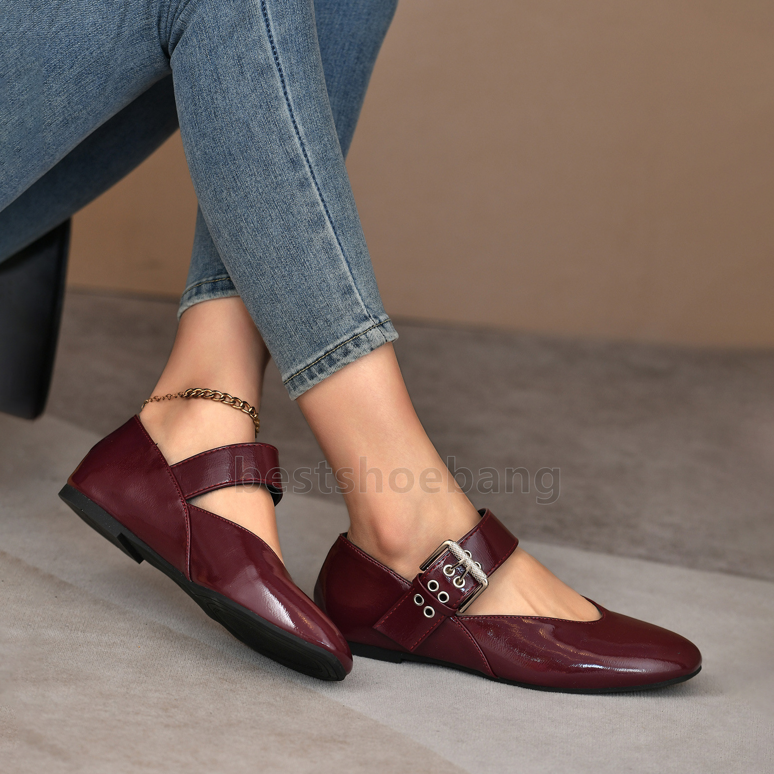 designer ballet flats heels mary jane shoes loafers womens fashion round toe dress shoes patent leather leopard print soft-soled comfort luxury sandal