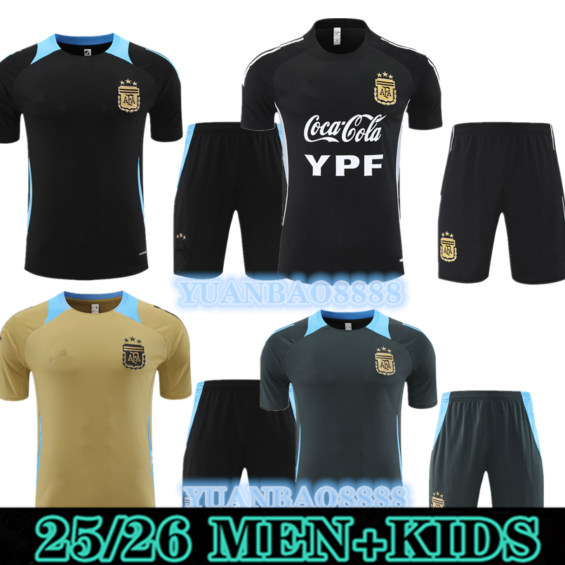 24 25 26 ArGEnTiNa Training Wear Sleeveless Kit Soccer Jerseys J.ALVAREZ L.MARTINEZ DE PAUL PAREDES ROMERO PEZZELLA MONTIEL Short Sleeve Footall Shirt