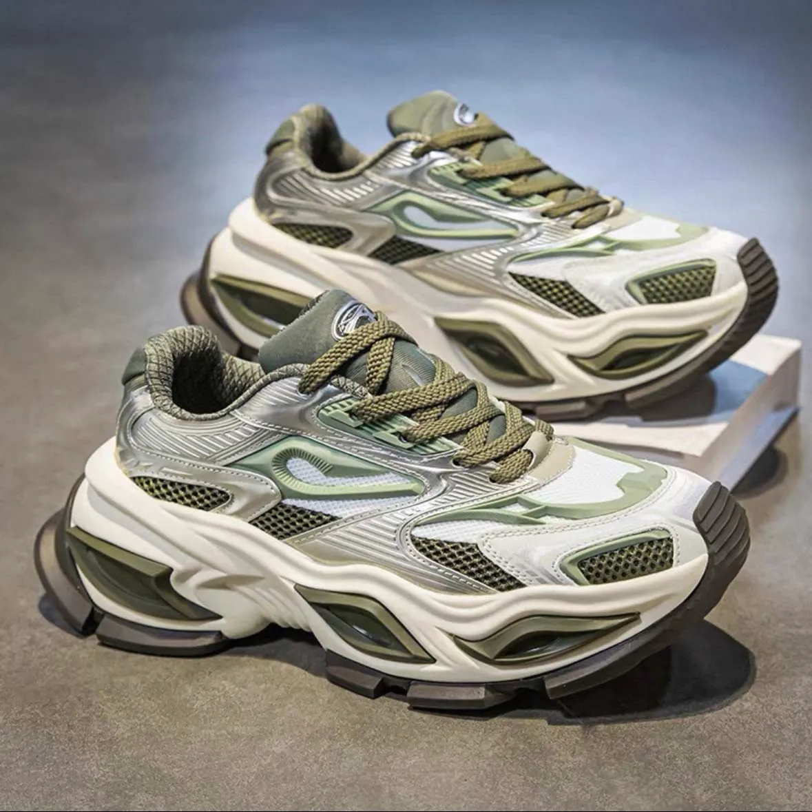 Designer shoes men women sneaker Fashion Men's Chunky Sneakers Male Female Trendy Casual Sports 123