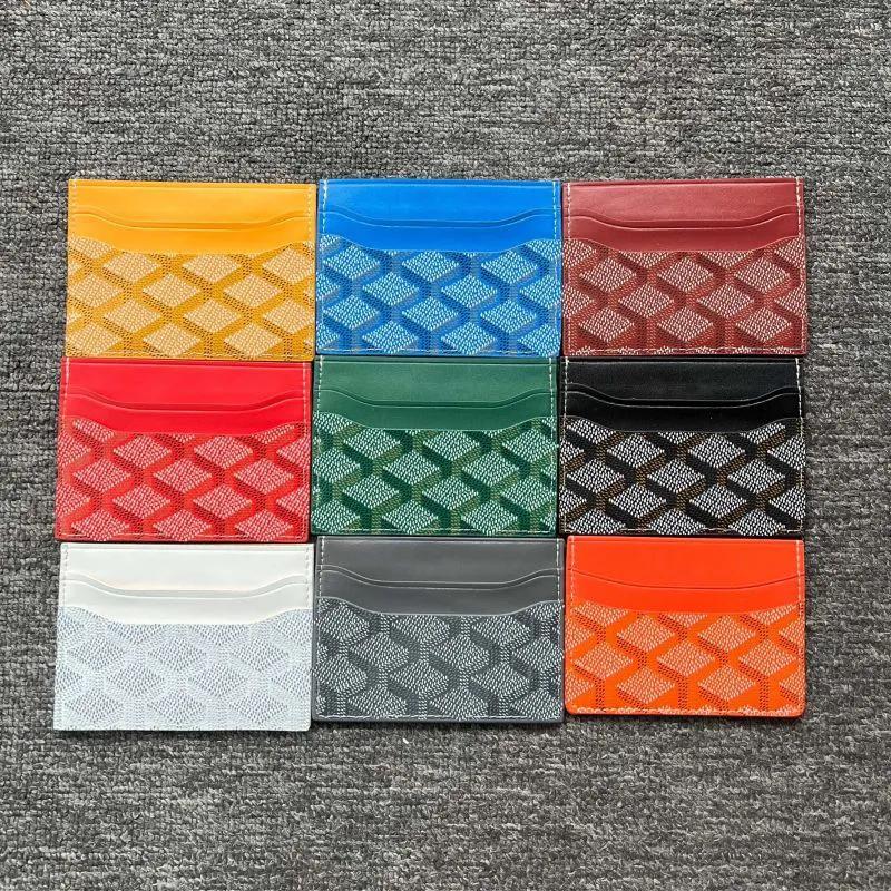 Short Leather Card Holder Designer Wallets Coin Purses High Quality Cardholder Moneybag Pouch Women Mens Cards Bag Mini Wallet Fashion Fannypack Clutch