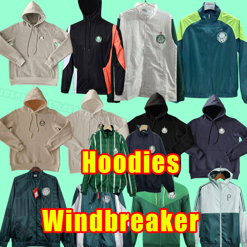 Windbreaker Palmeiras soccer tracksuits 2024 2025 Hendecacampeao L. ADRIANO RAMIRES GOMEZ Veiga Willian Roni football shirts MELO training LONG SLEEVE hoodies