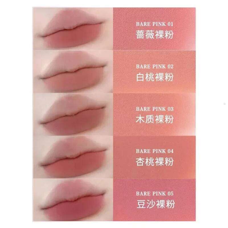 HYNTOOR small tube milk mist nude d matte black lip gloss X250703