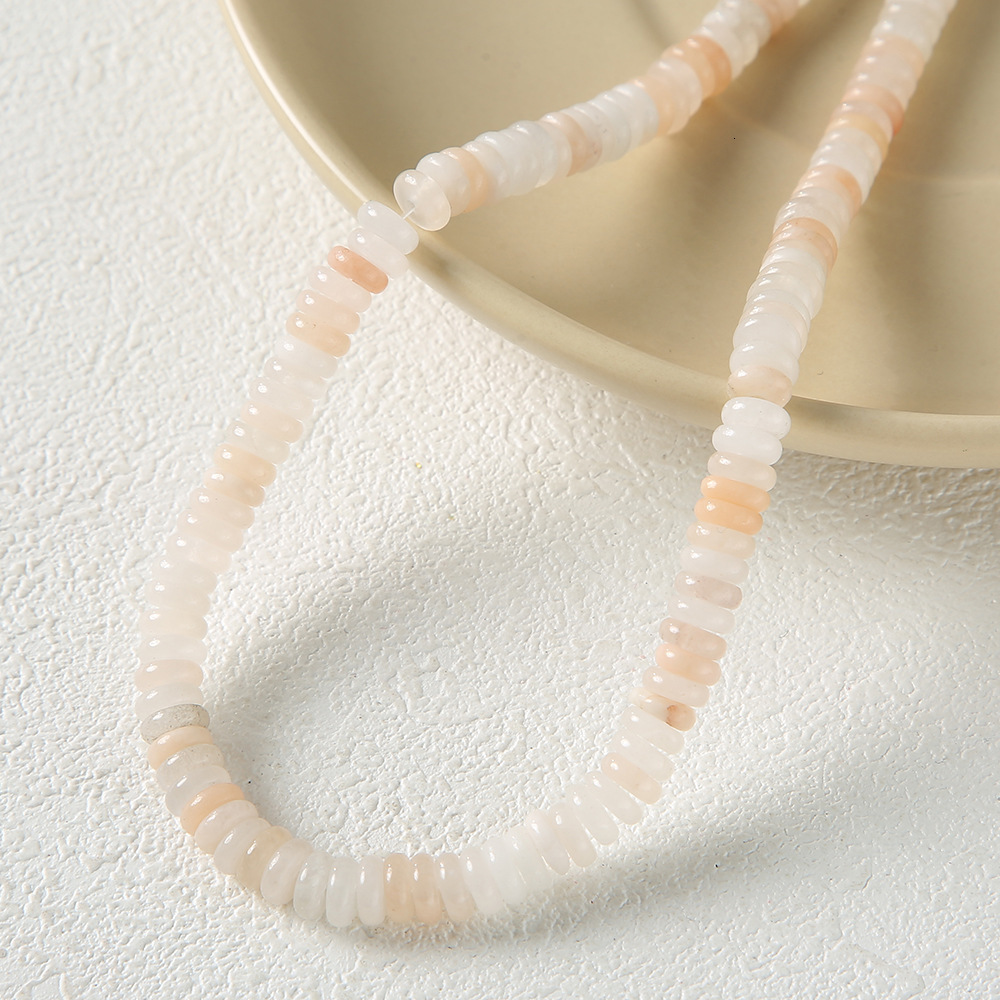 Spacer Beads Natural Stone Raw Stone Spacer Beads for Bracelet Necklace Jewelry Accessories DIY Handmade Materials Separation
