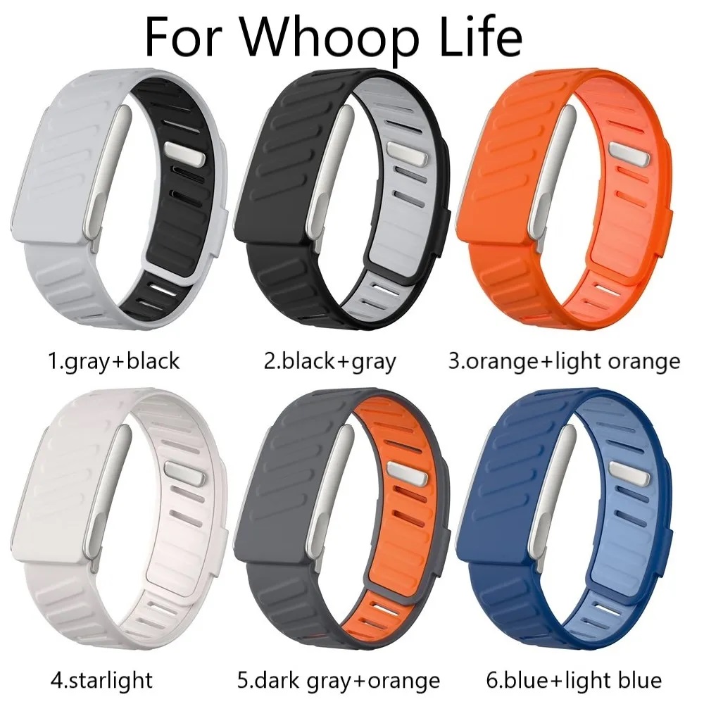 For Soft Sport Wristband Compatible with One Peak Adjustable Breathable Bracelets Whoop Life Bands 5.0 Accessories Silicone Straps free shipping