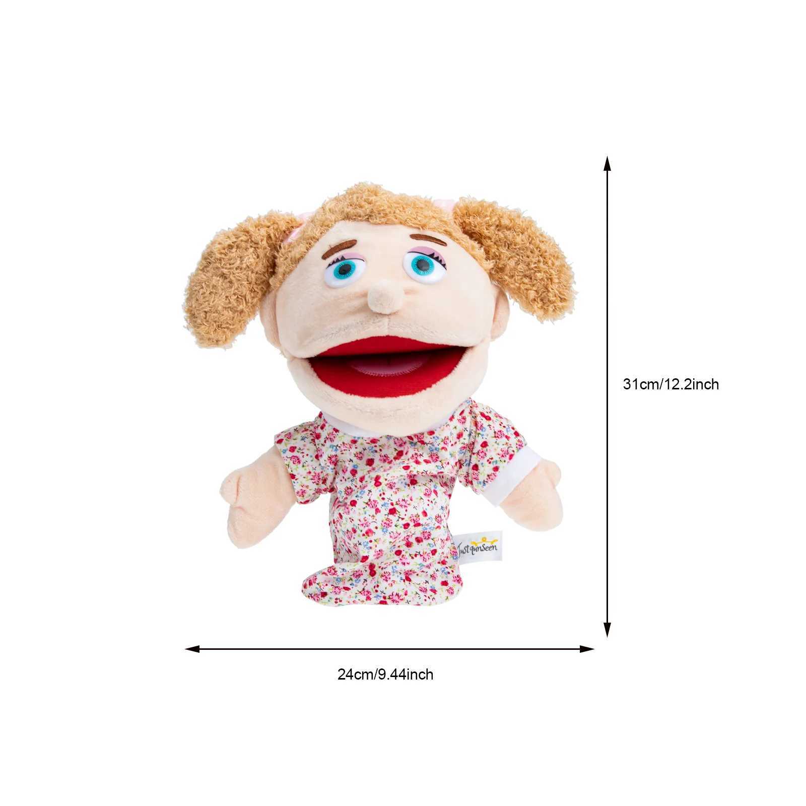 Family Hand Puppet Puppets Storytelling Plaything Kids Interactive Toy Child W250703