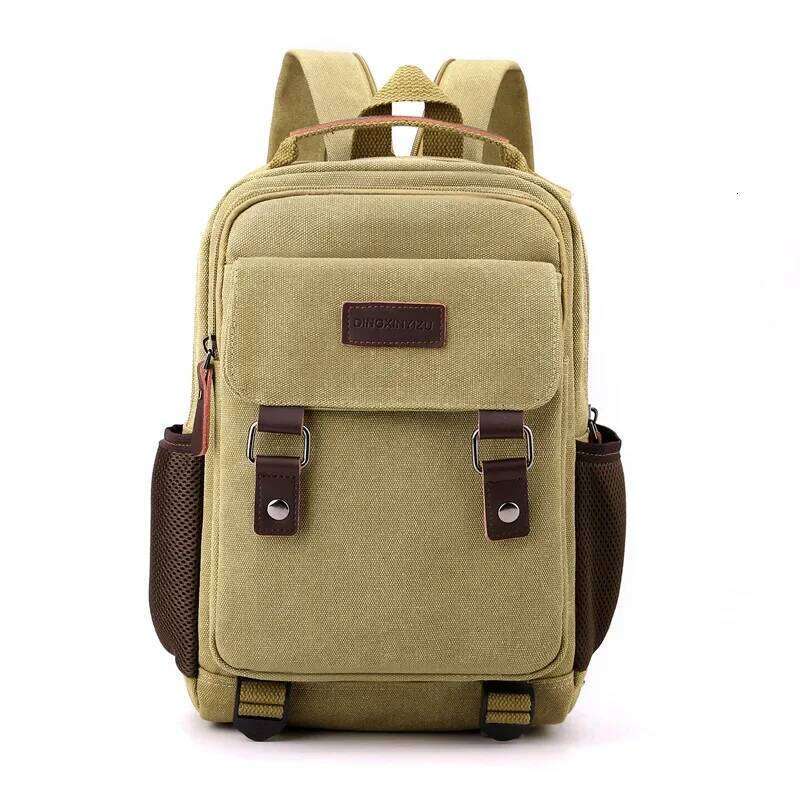 Small Mens Canvas Casual Backpacks for Men 2023 Mini Male School Bag Rucksack Man Multi-function Crossbody Bags Travel