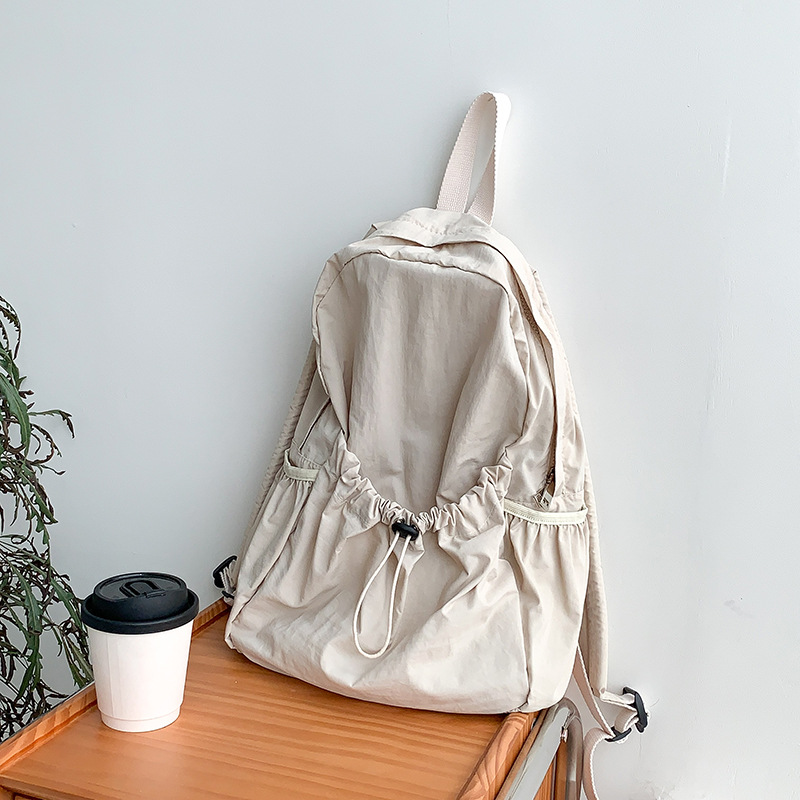 Backpack Style Simple nylon backpack for casual commuting large capacity lightweight