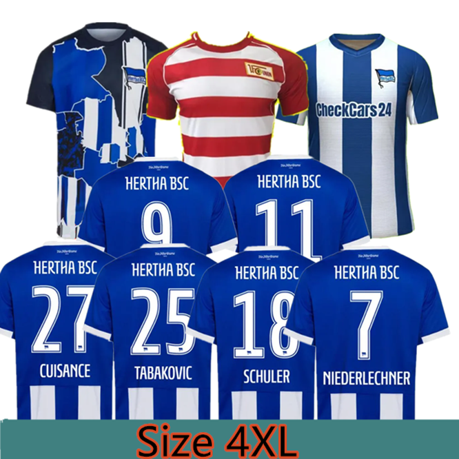 25-26 Hertha BSC Soccer Jerseys 2025 2026 Limited Version PIATEK CUNHA CORDOBA DARIDA STARK Union Berlin KRUSE Haraguchi TEUCHERT FRIEDRICH mens kids Soccer jersey