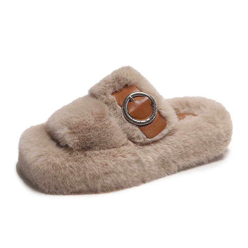 free shipping designers slippers for womens Fashionable thickened height increasing cotton mop for home and outdoor wear