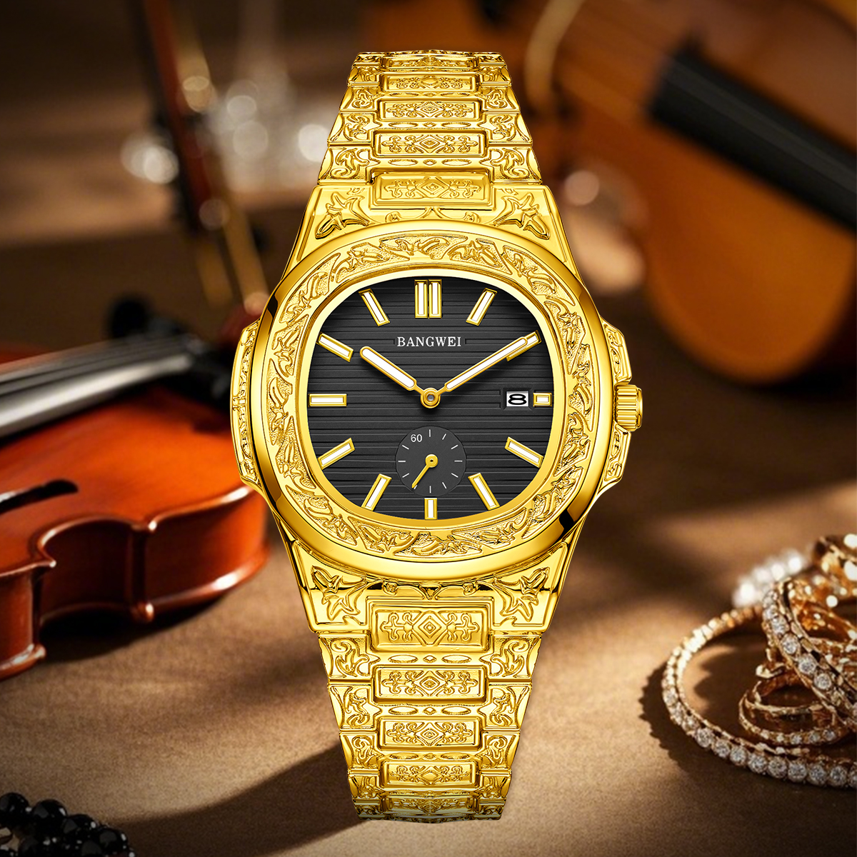 Ligg watch men's universal watch men's and women's same waterproof watch holiday gifts