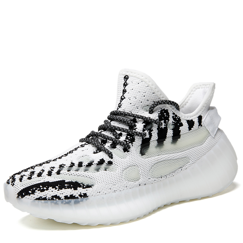 Fly woven coconut shoes men's casual shoes summer breathable trendy shoes running starry sky sports shoes