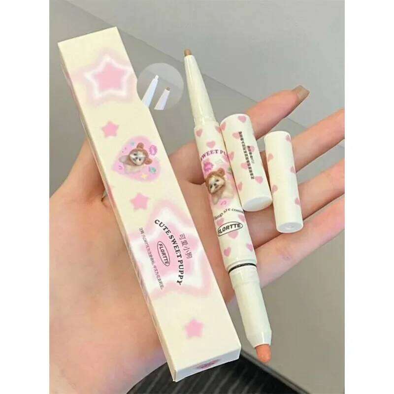 Flortte Waterproof Matte Lipliner Lip Pencil Double Ended Contour Tint Lipstick Lasting Non-stick Cup Moisturising Lips Makeup X25070