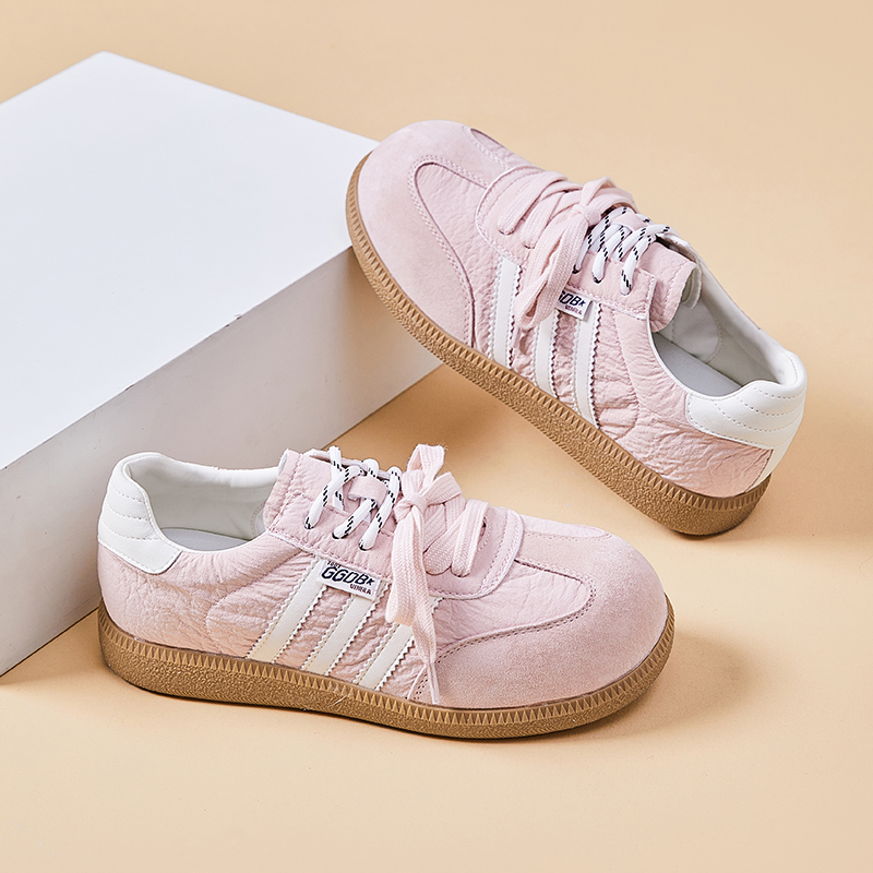 Retro German Training Shoes Women's Summer Breathable Women's Shoes Versatile White Shoes Casual Board Shoes Soft soled Sports Shoes