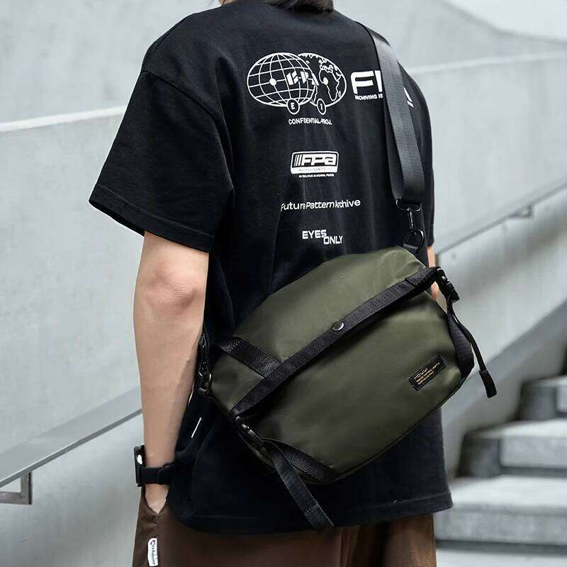 MATE ELAN Waterproof Mens Sling Anti-Theft Design, Crossbody For Travel Sport, Japanese Shoulder Bag Ipad Fit 7.9 inch
