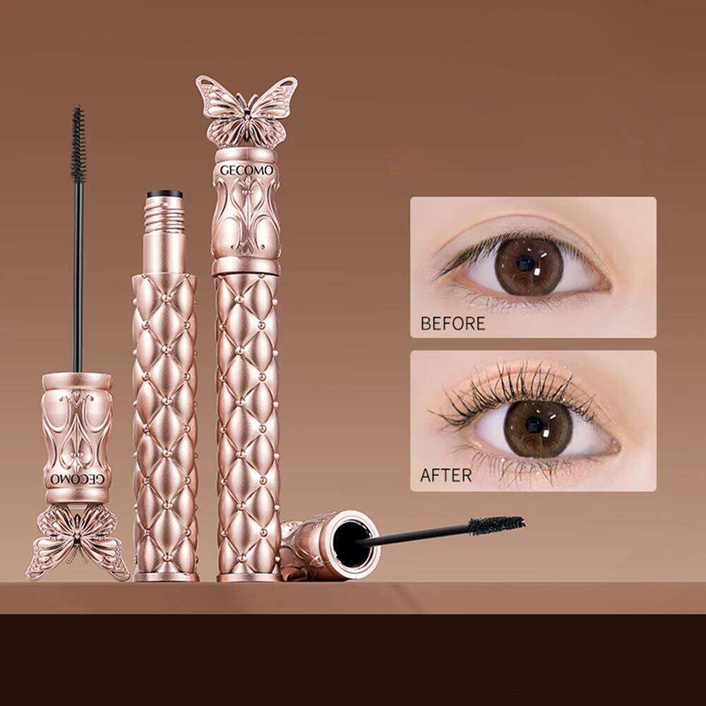GECOMO Butterfly Flying Volume Mascara Curl Long-lasting Makeup Thin Brush Eyelash Primer Shape X250703