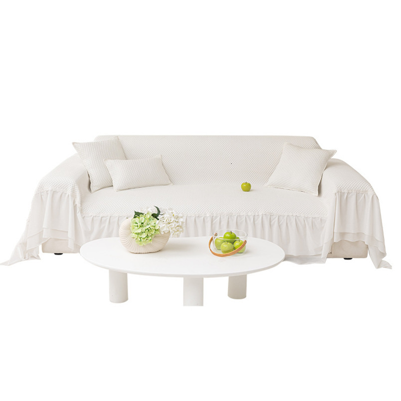 Light Luxury Simple Ice Silk Non-Slip Summer Cool Bean Internet Celebrity Full Wrap Sofa Cover