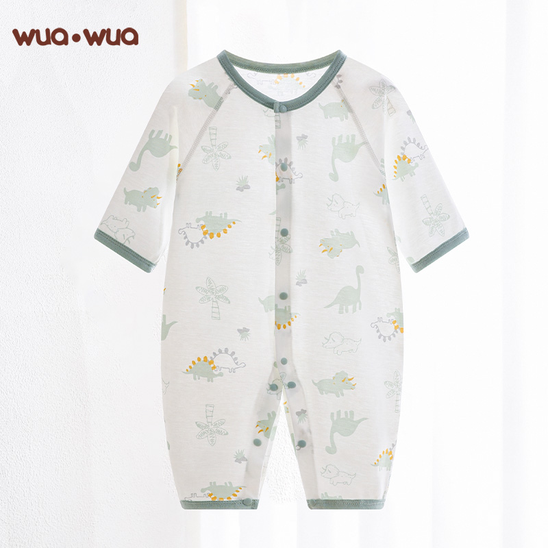 Unisex Lightweight Cotton Baby Sleevesuit for Boys & Girls - Comfortable Summer Wear