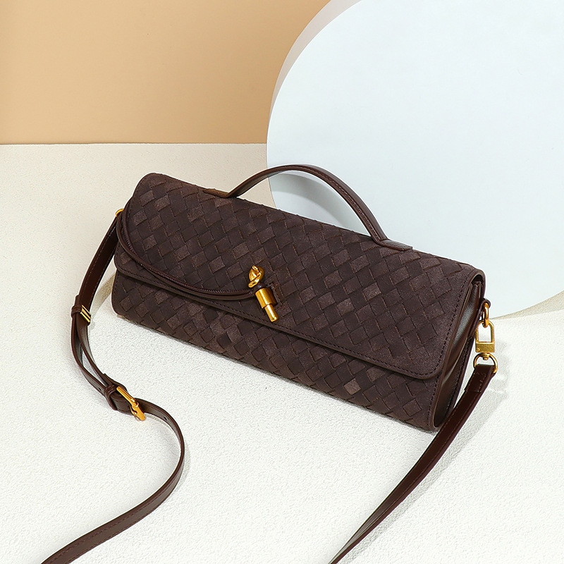 Free Shipping Designer High-end Handwoven Evening Bag Accordion Bag Matte Horizontal Handbag Shoulder Crossbody Small Square Bag Luxury Shopping Bag