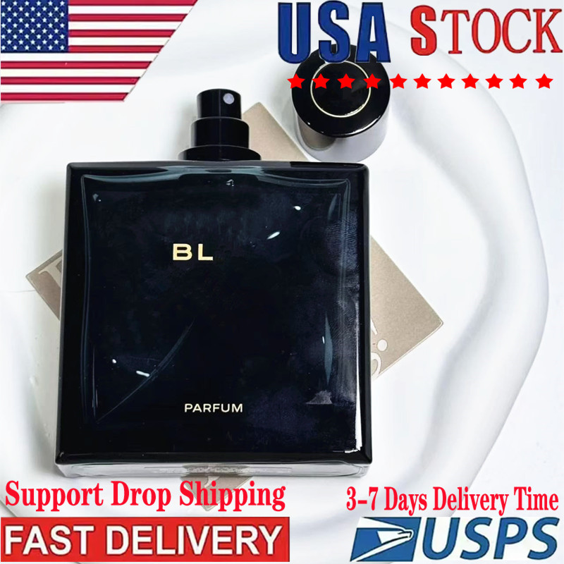 Men's Luxury Brand Perfume, High Capacity 100ml Spray, Long-lasting Fragrance, in Stock in The US, Fast Delivery