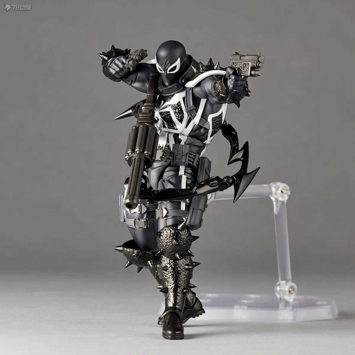 Disney 2024 Agent Venom Action Figure CT Version Kaiyodo Anime Figurine Marvel PVC Movable Collection Eugene Thompson Ko Model Toy Gift W250710