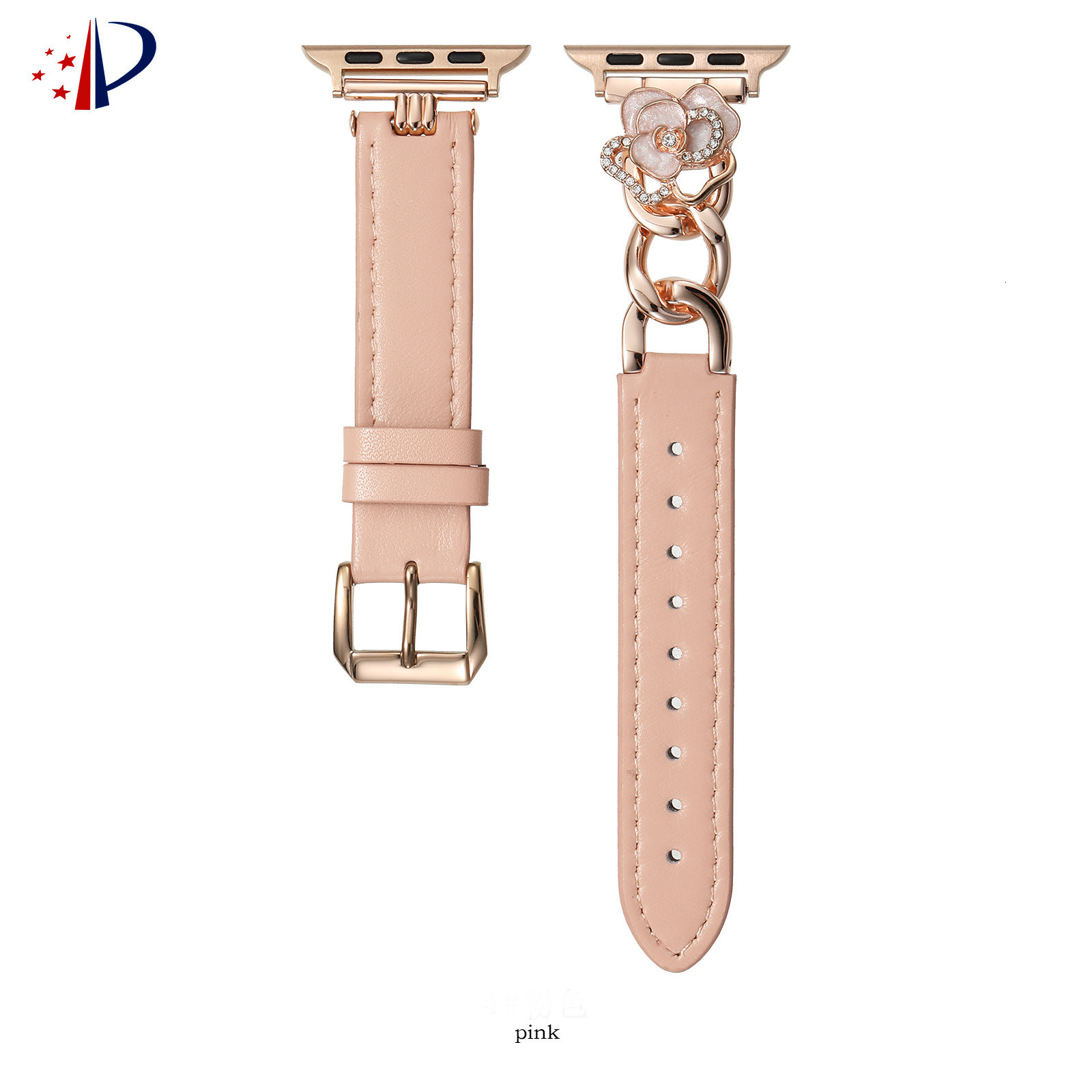 Comfortable leather strap compatible with iWatch strap 38mm 40mm 41mm 42mm 44mm 45mm 49mm handmade strap 250703