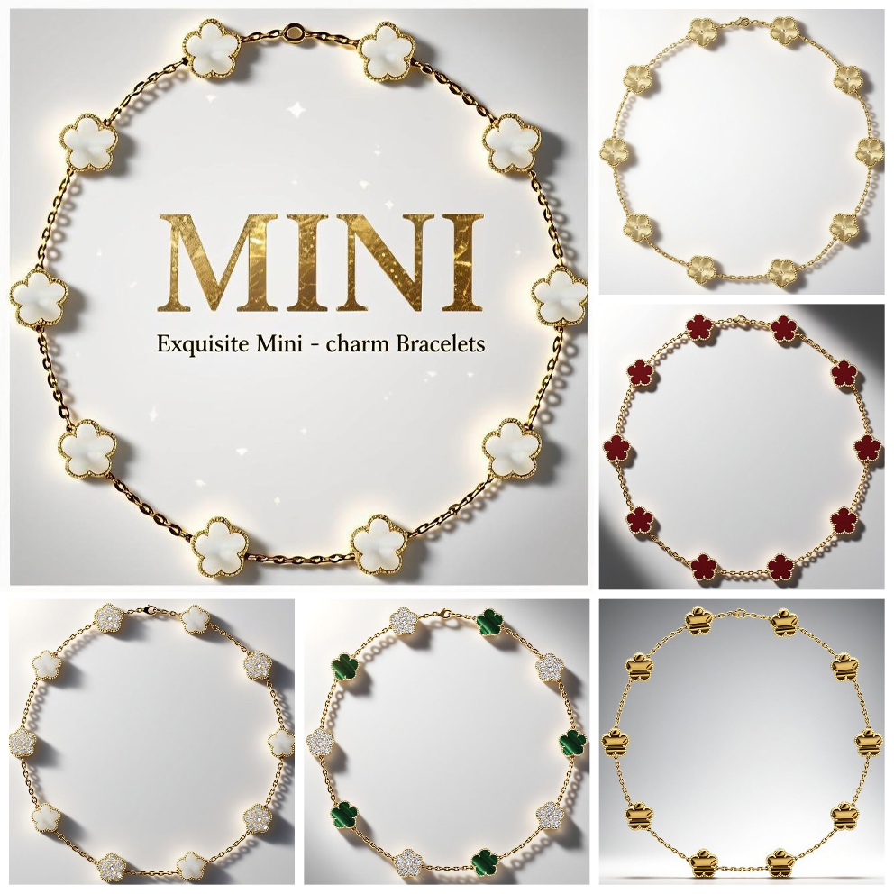 mini clover necklace jewelry woman designer necklace luxury necklace wholesale fashion necklace Business Formal 9mm necklaces silver necklace designer for woman