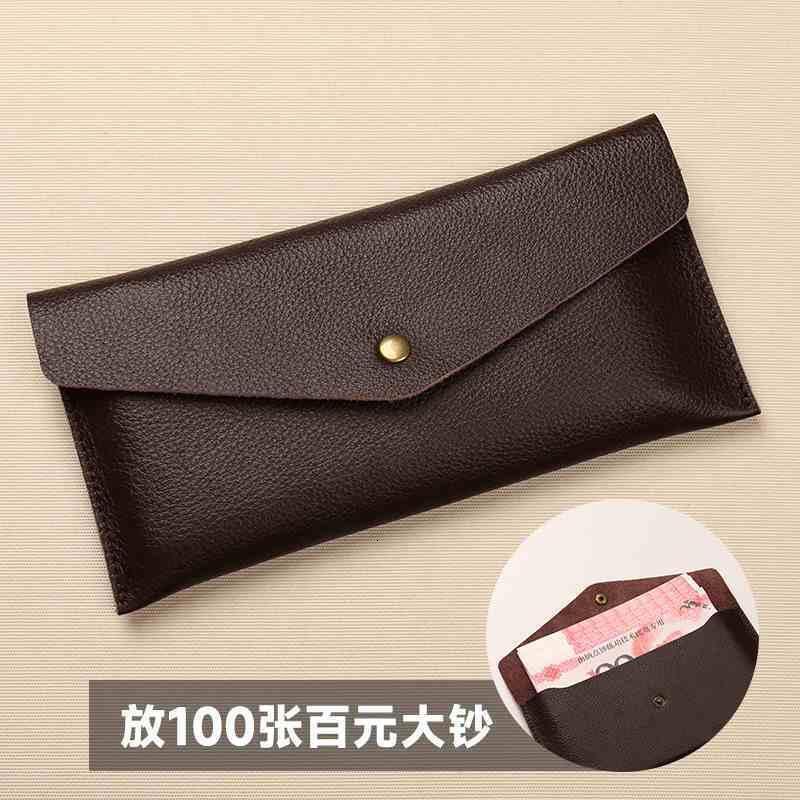 Designer Wallet Genuine Leather Texture Wallet For Women 2025 New One-piece Thin Long Wallet Bag Luxury Bag Large Cash Storage Coin Purse
