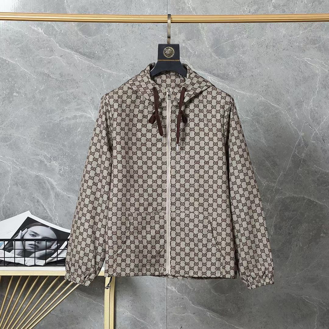 High quality designers Mens jackets Thin Reflective Men Waterproof Wind Breaker Coat Zipper Hoodie Jacket Quick Drying Sport Outwear Coats Jackets Plus