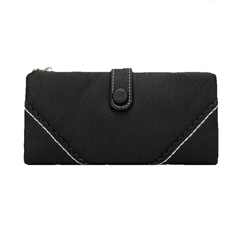 Designer Wallet 2025 New Matte Wallet For Women Zipper Buckle Long Wallet Luxury Bag Korean Style Multifunctional Ladies Clutch