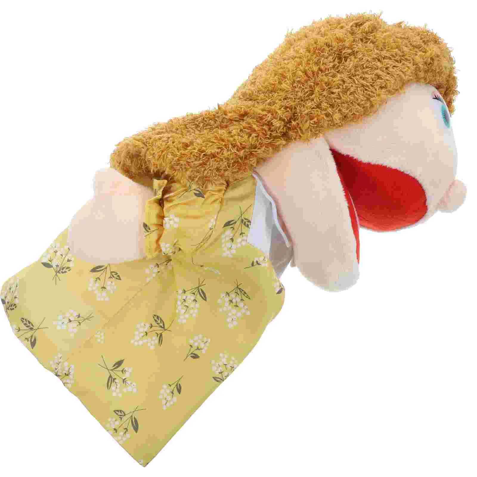 Family Hand Puppet Puppets Storytelling Plaything Kids Interactive Toy Child W250703