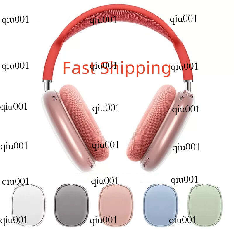For bluetooth Headphone Accessories pro max Transparent TPU Silicone Waterproof Protective case AirPod Max Headphones Cases 3b