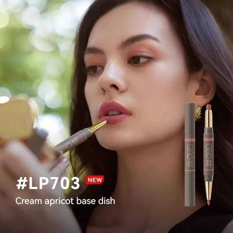 OUT OF OFFICE OOO Double-end lipliner matte lipstick plumping lip pencil outlines Nude outofoffice Original Makeup Cosmetics X250703