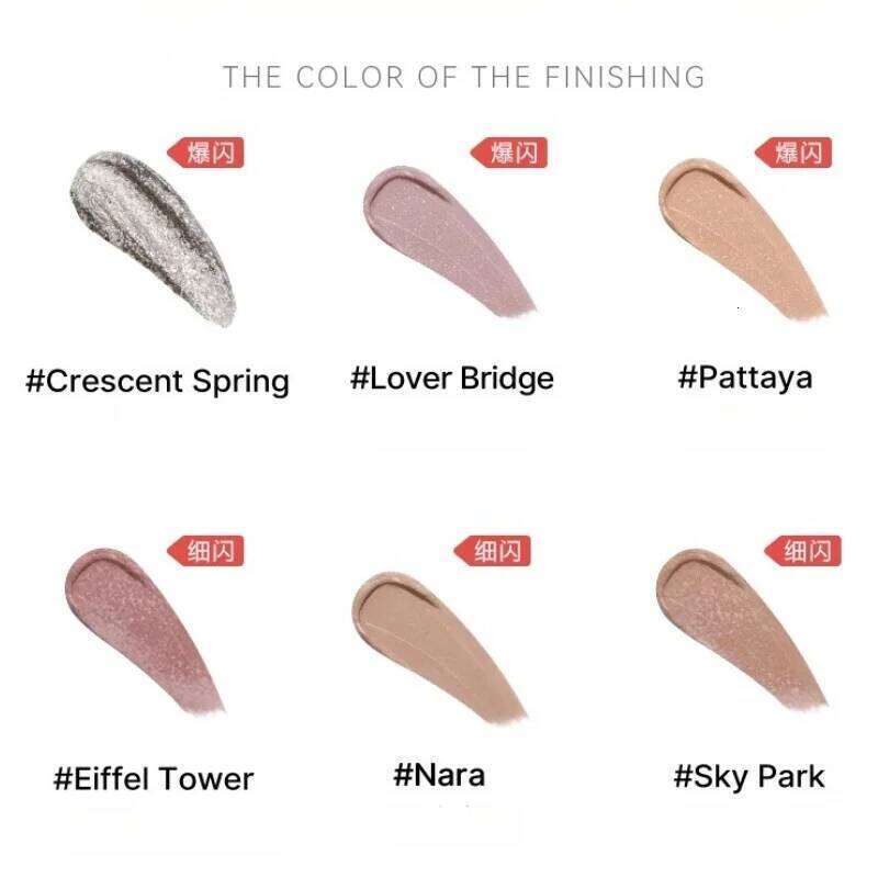 OUTOFOFFICE ooo Liquid Fine Sparkle Matte Sequin Eyeshadow Out Of Office Makeup Original Real Cosmetics X250703