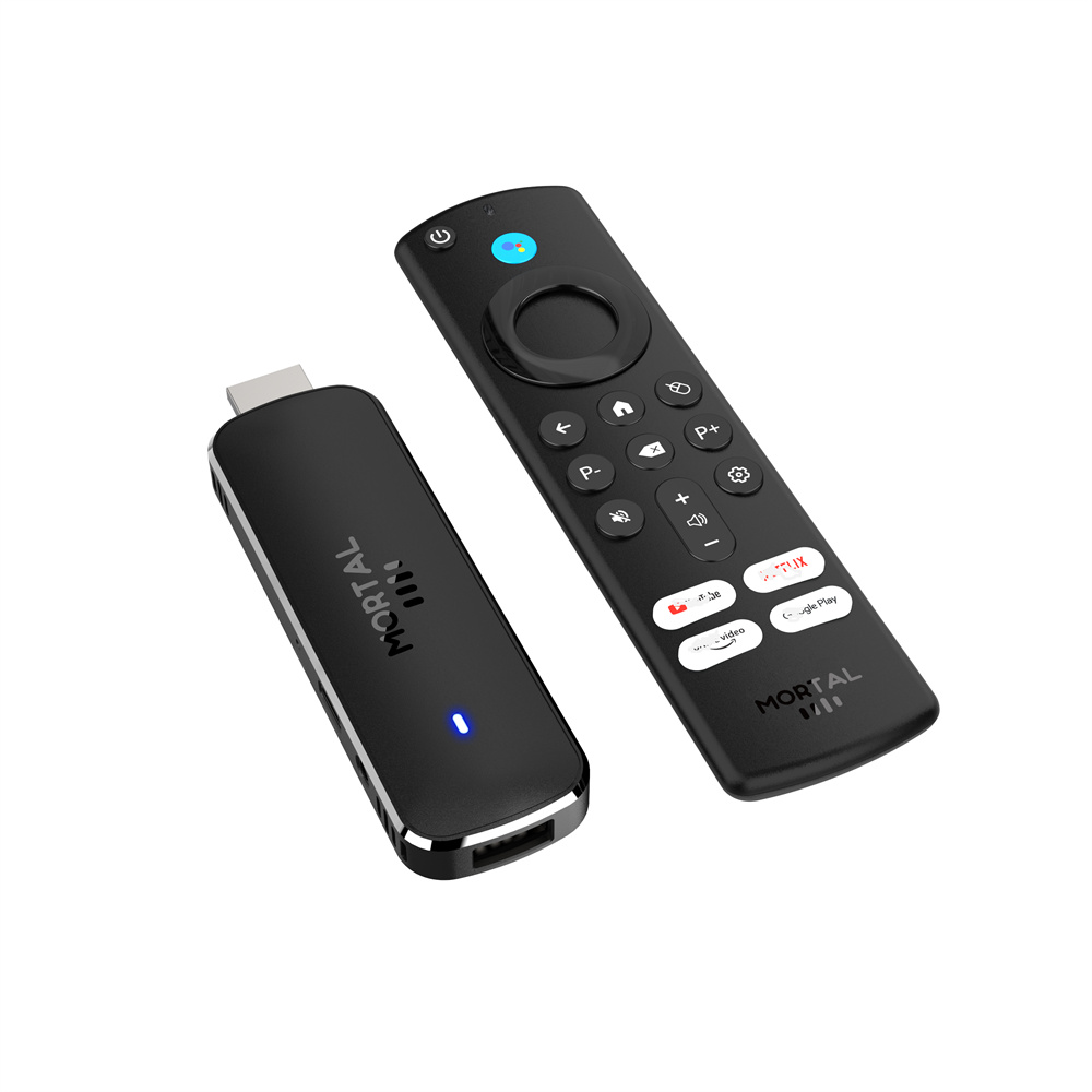 Mortal Q8 Wifi6 Android14 Smart TV Stick AllwinnerH313 Chip Quad core BT 4K video Chromecast Media Player