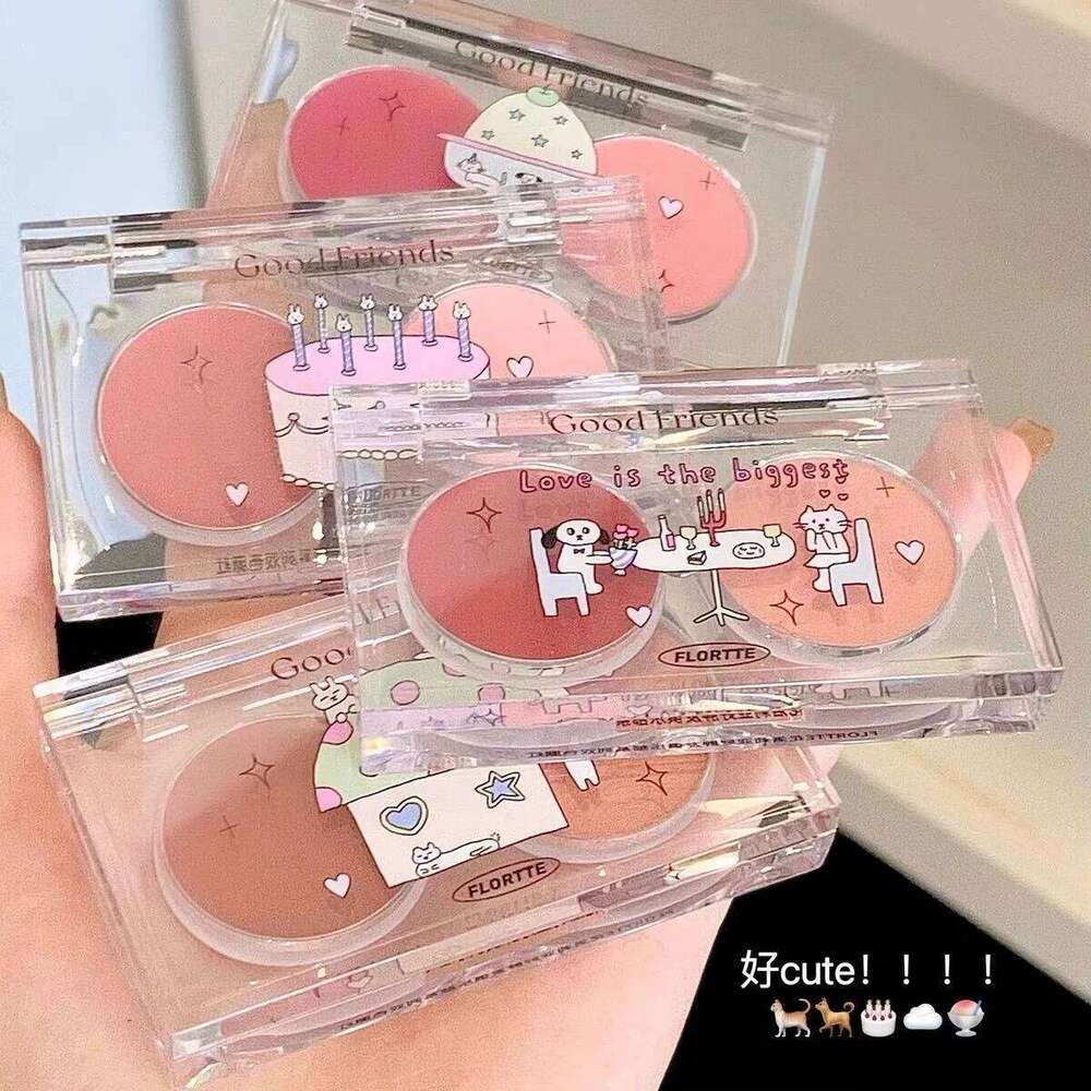 FLORTTE Two Color d lti-pose Cream Double Spell Expansion Shrink Ambient Blush X250702