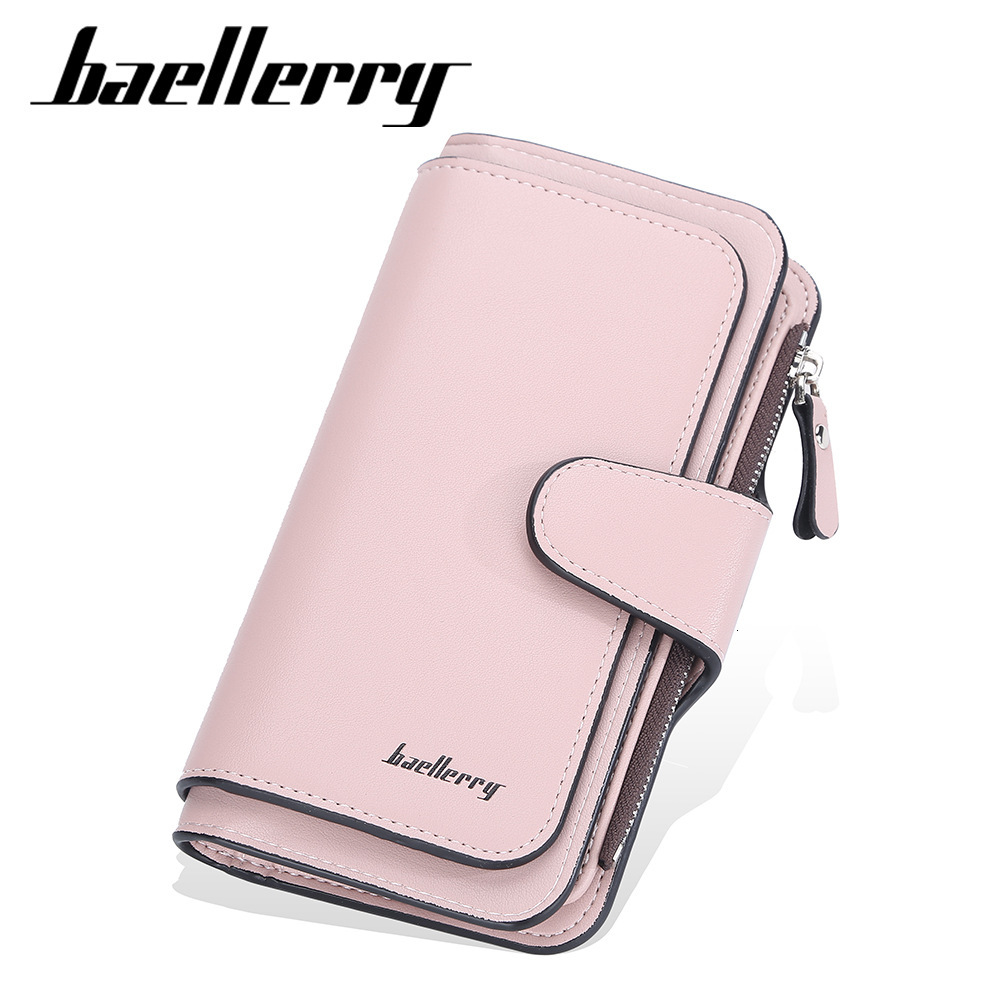 Designer Wallet Baellerry Women's Wallet 70% Off Long Korean Luxury Bag Style Multi-card Slot Zipper Wallet Fashion Buckle Women's Clutch