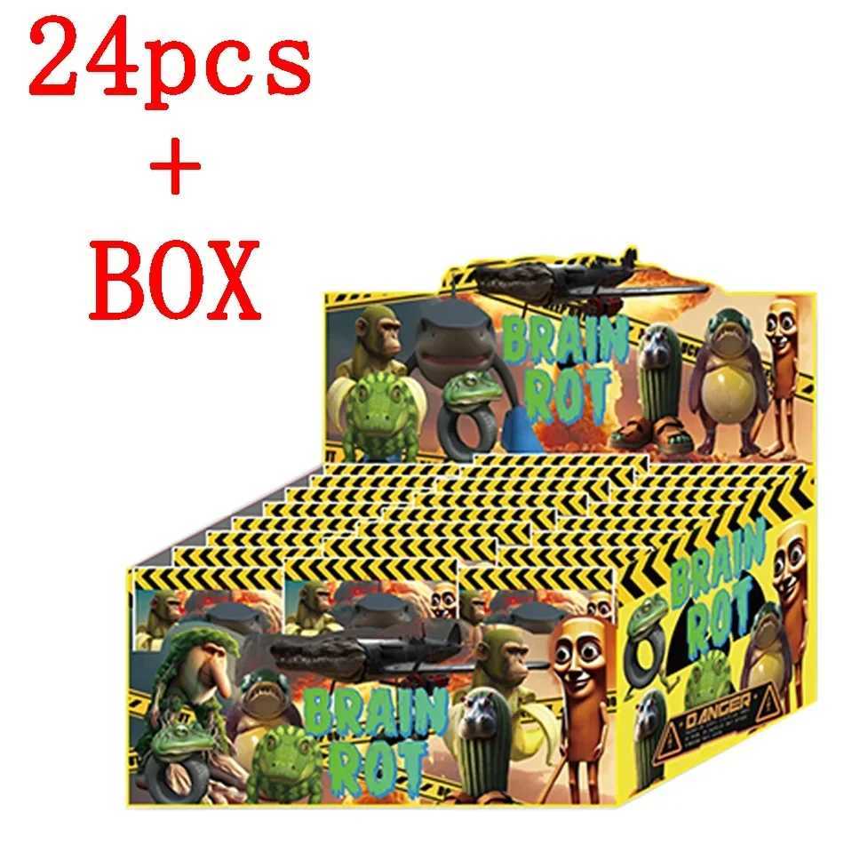 Brainrot Tung Sahur Blind Box Tralalero Tralala Figures Collectible Toys Bombardino Crocodilo Shimpanzini Bananini Decor Model Z250703