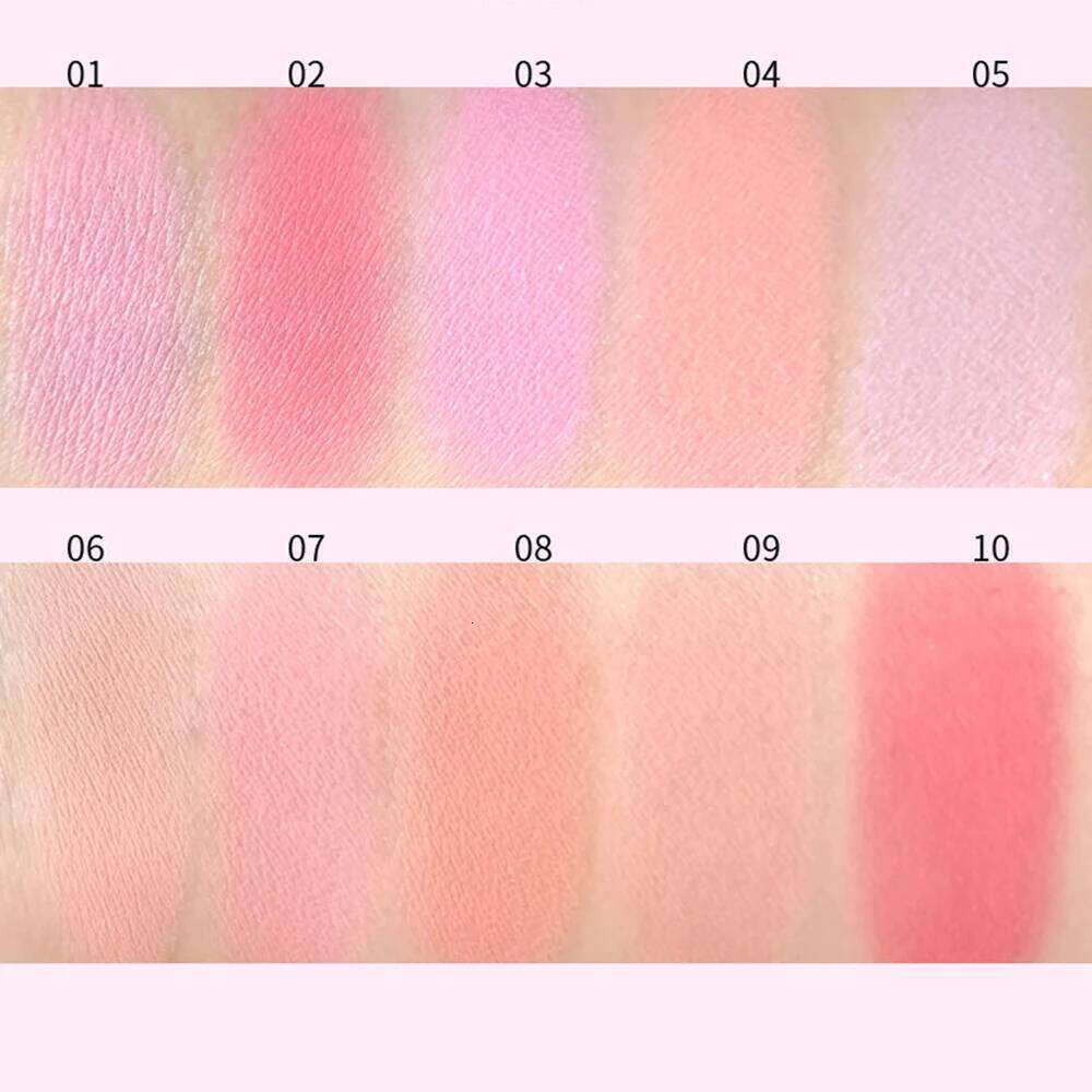 Flortte Airy Cream Long-lasting Brightening Natural Glow Contouring ple Blush d X250702