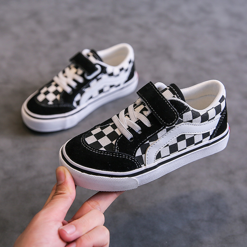 Kids New Canvas Shoes for Toddlers Teen Boys Fashion Sneakers Girls Casual Shoes Young Students Soft Comfortable Bottom Sport Running Shoes Sizes US4C