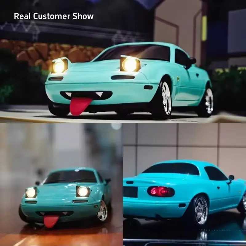 New1 18 Able Mx-5 Miata Rx7 Rc Drift Car 2.4g Esp Gyro Flip-Up Light Full Scale Remote Control Toy Car Kid Adult Xmas Gift XJ260703